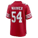 Zennovawear Fred Warner San Francisco 49ers Team Game Player Jersey - Scarlet