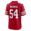 Zennovawear Fred Warner San Francisco 49ers 80th Anniversary Game Jersey - Scarlet