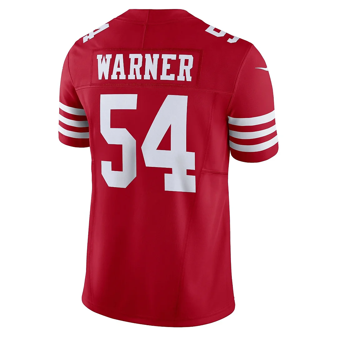 Zennovawear Fred Warner San Francisco 49ers Vapor FUSE. Limited Jersey - Scarlet