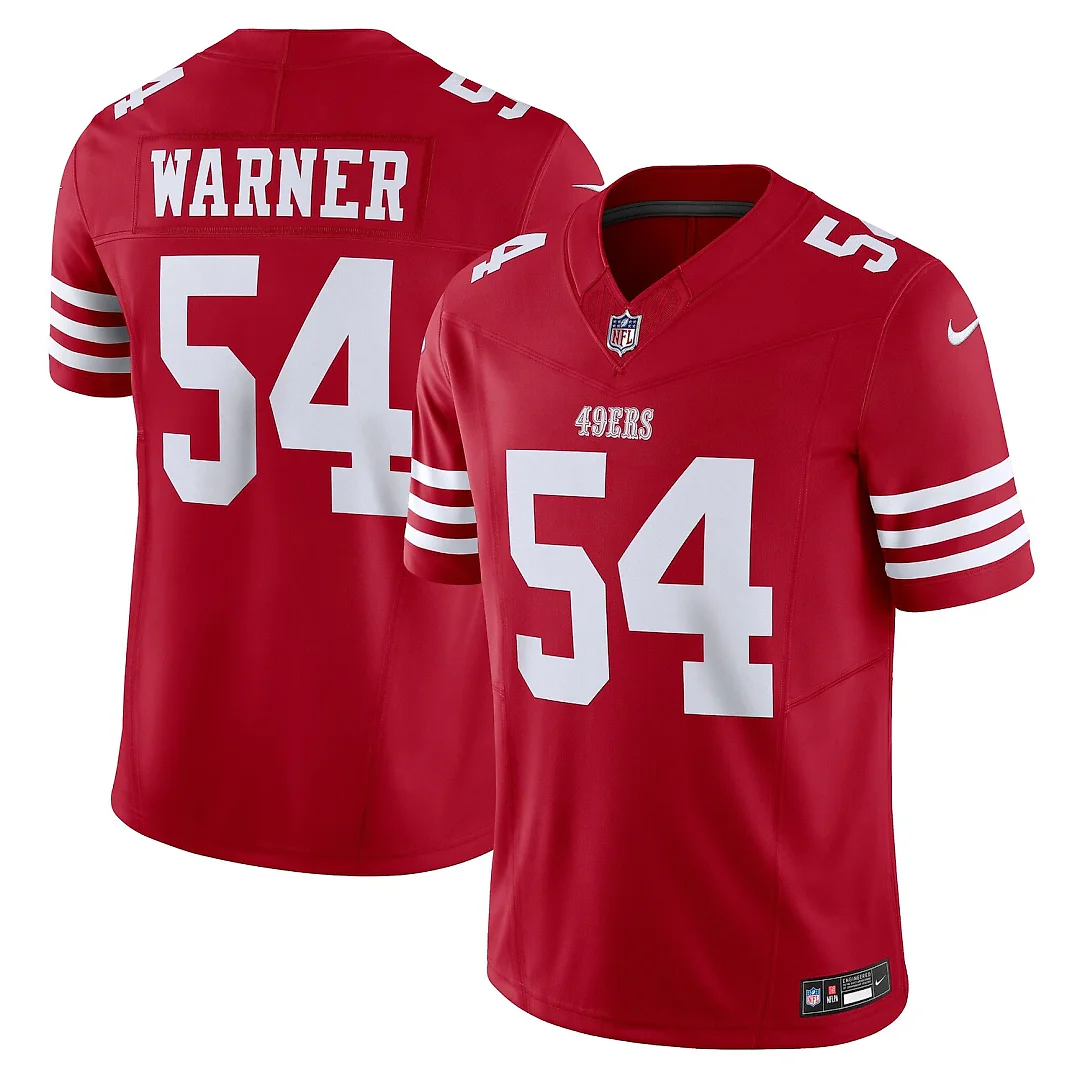 Zennovawear Fred Warner San Francisco 49ers Vapor FUSE. Limited Jersey - Scarlet