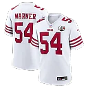 Zennovawear Fred Warner San Francisco 49ers 80th Anniversary Game Jersey - White