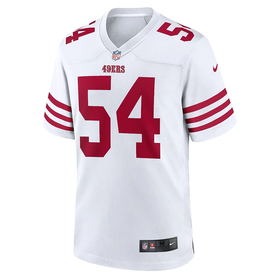 Zennovawear Fred Warner San Francisco 49ers Player Game Jersey - White
