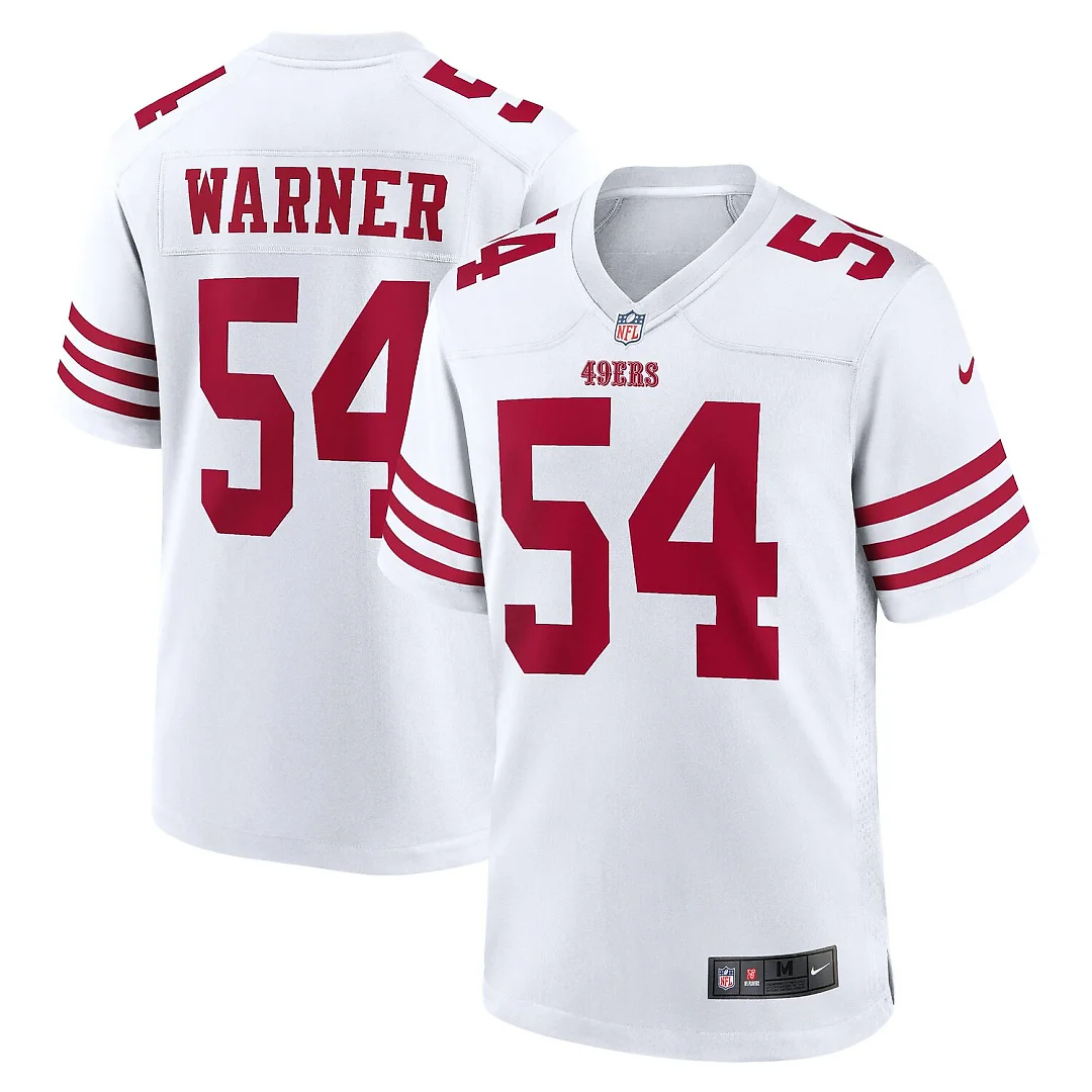 Zennovawear Fred Warner San Francisco 49ers Team Game Player Jersey - White