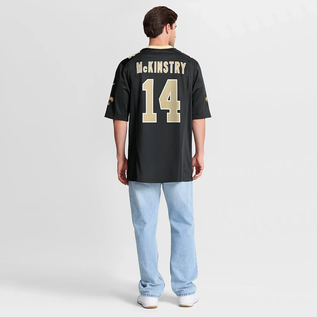 Zennovawear Ga'Quincy McKinstry New Orleans Saints Player Game Jersey - Black