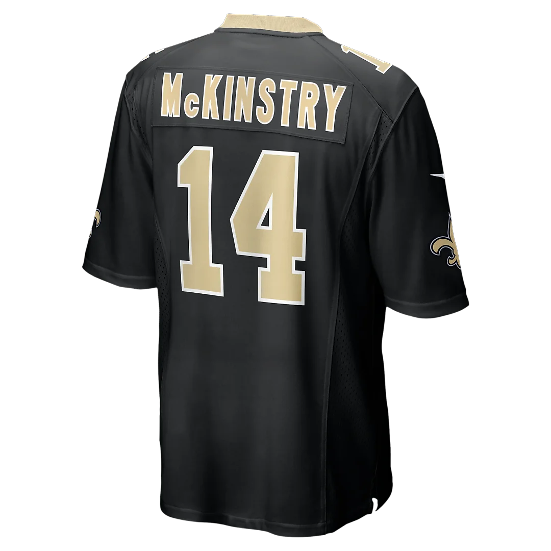 Zennovawear Ga'Quincy McKinstry New Orleans Saints Player Game Jersey - Black