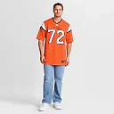 Zennovawear Garett Bolles Denver Broncos Team Game Jersey - Orange