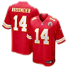 Zennovawear Garrett Nussmeier Kansas City Chiefs Game Jersey - Red