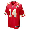 Zennovawear Garrett Nussmeier Kansas City Chiefs Game Jersey - Red