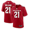 Zennovawear Garrett Williams Arizona Cardinals Game Jersey - Cardinal