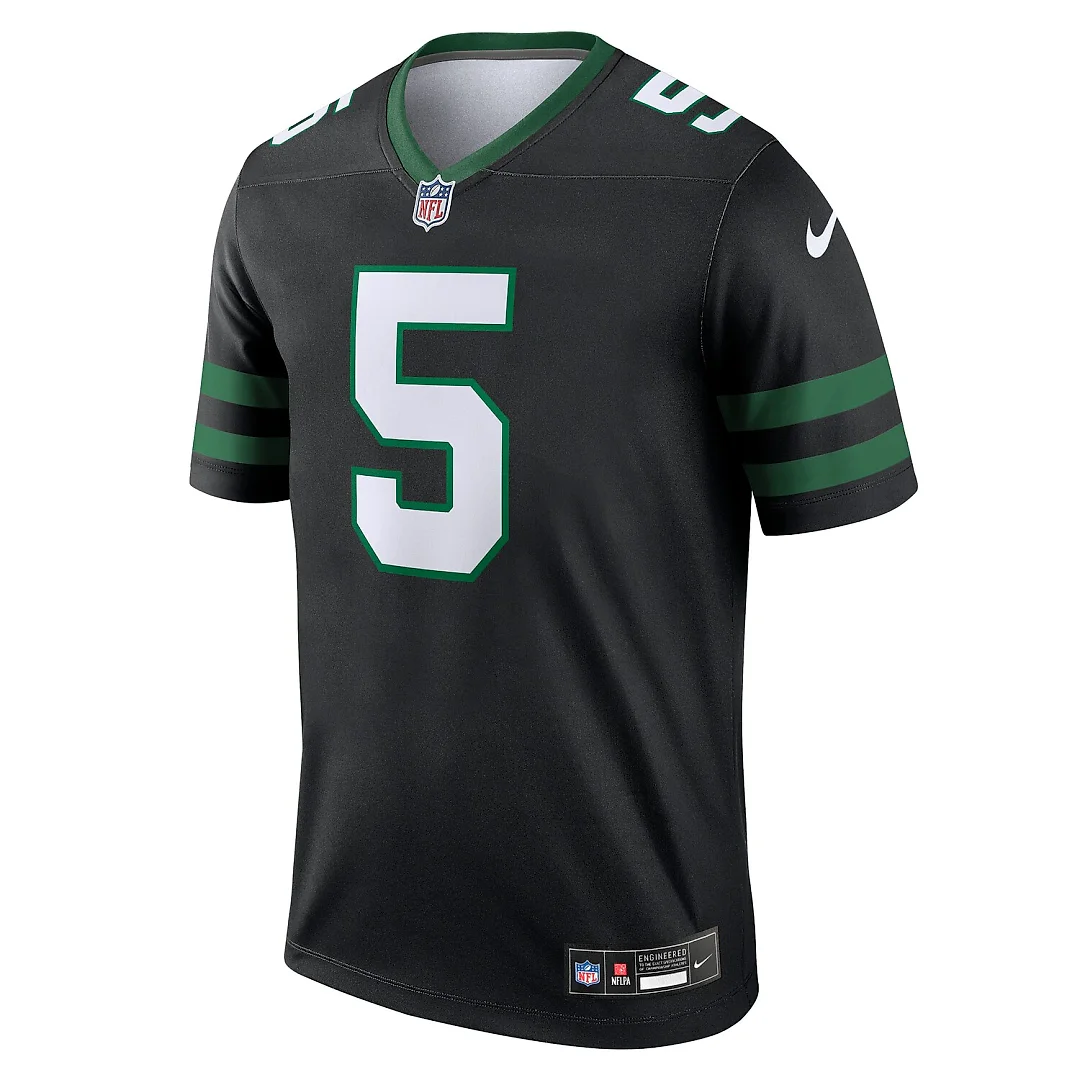 Zennovawear Garrett Wilson New York Jets Legend Player Performance Top - Black