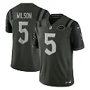 Zennovawear Garrett Wilson New York Jets 2025 Rivalries Collection Stitched Limited Jersey - Gotham Green