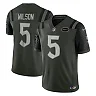 Zennovawear Garrett Wilson New York Jets 2025 Rivalries Collection Stitched Limited Jersey - Gotham Green
