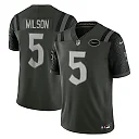 Zennovawear Garrett Wilson New York Jets 2025 Rivalries Collection Stitched Limited Jersey - Gotham Green
