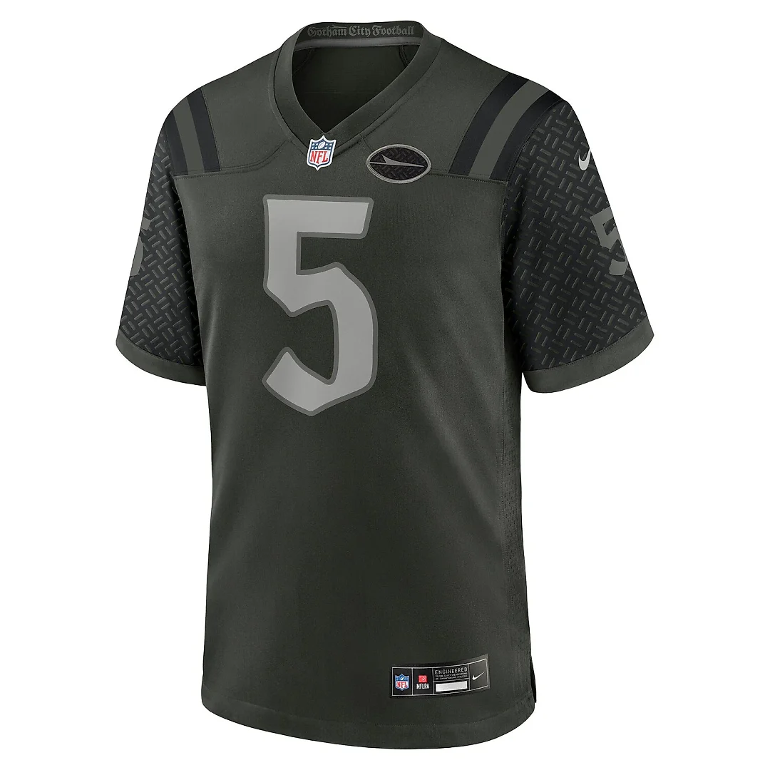 Zennovawear Garrett Wilson New York Jets 2025 Rivalries Collection Game Jersey - Gotham Green