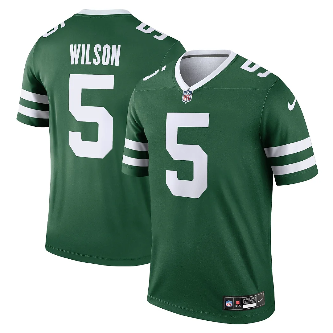 Zennovawear Garrett Wilson New York Jets Legend Player Performance Top - Green