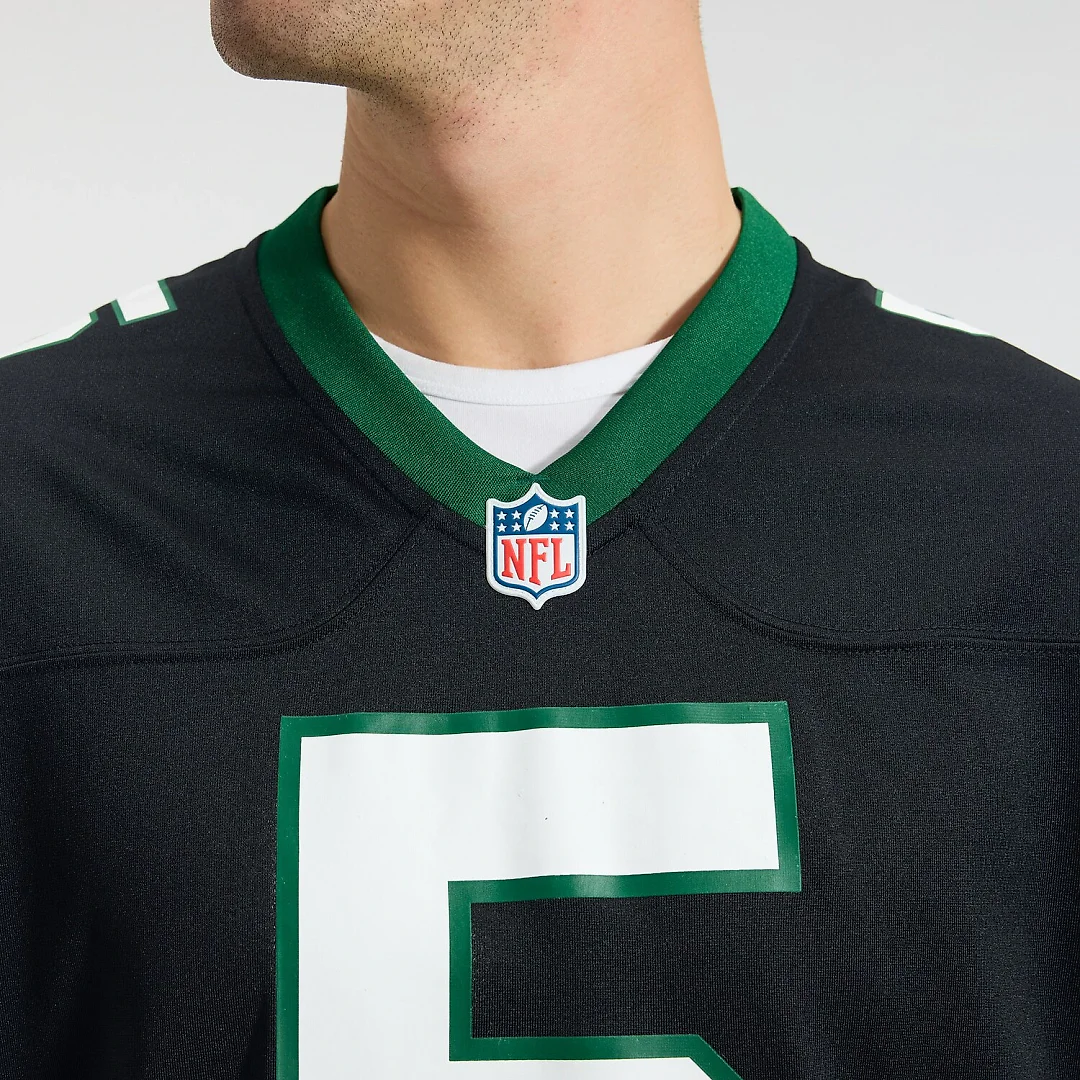 Zennovawear Garrett Wilson New York Jets Alternate Game Jersey - Legacy Black