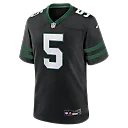 Zennovawear Garrett Wilson New York Jets Alternate Game Jersey - Legacy Black