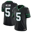 Zennovawear Garrett Wilson New York Jets Alternate Vapor FUSE. Limited Jersey - Legacy Black