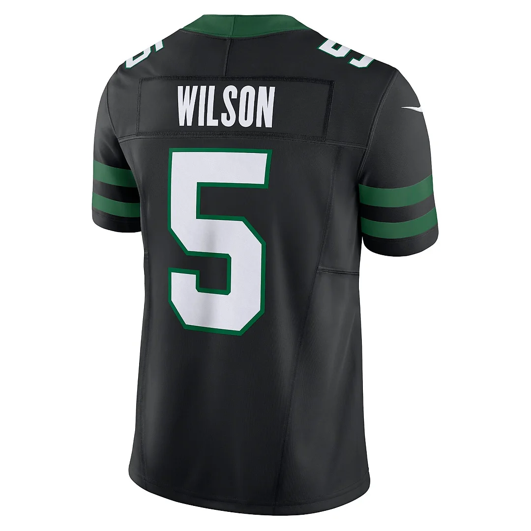 Zennovawear Garrett Wilson New York Jets Alternate Vapor FUSE. Limited Jersey - Legacy Black
