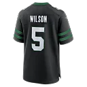 Zennovawear Garrett Wilson New York Jets Alternate Game Jersey - Legacy Black
