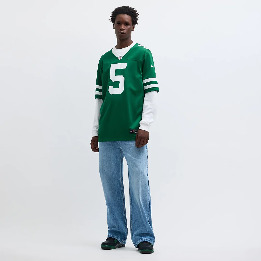 Zennovawear Garrett Wilson New York Jets Game Jersey - Legacy Green