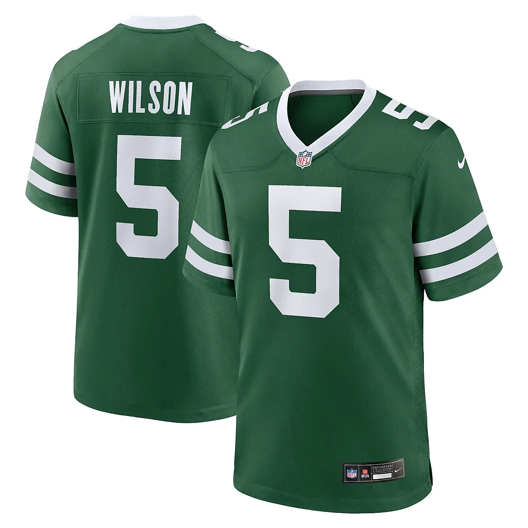 Zennovawear Garrett Wilson New York Jets Game Jersey - Legacy Green