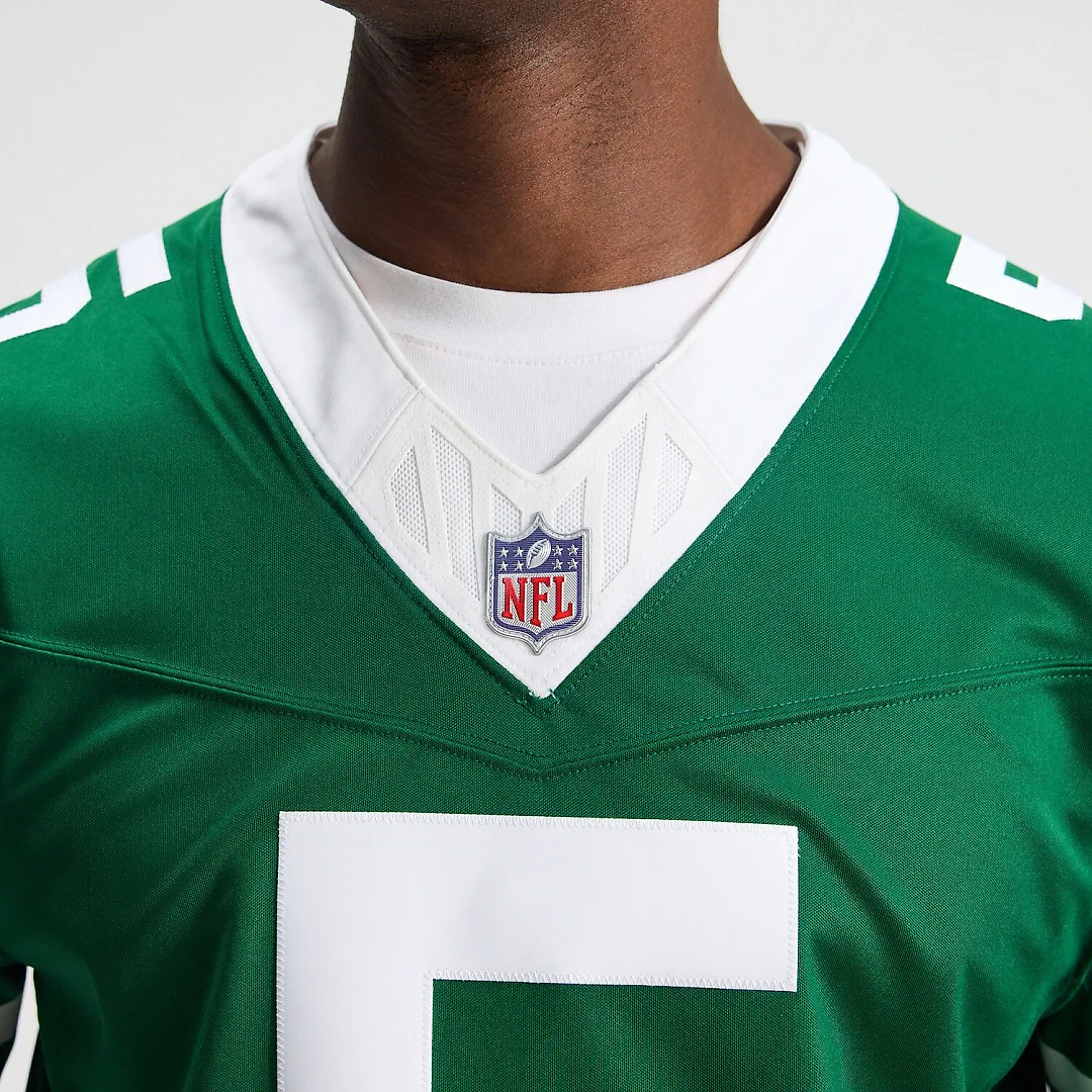 Zennovawear Garrett Wilson New York Jets Team Vapor FUSE. Stitched Limited Jersey - Legacy Green