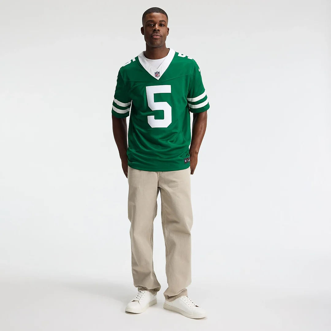 Zennovawear Garrett Wilson New York Jets Team Vapor FUSE. Stitched Limited Jersey - Legacy Green