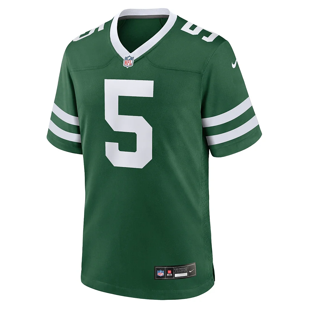 Zennovawear Garrett Wilson New York Jets Game Jersey - Legacy Green