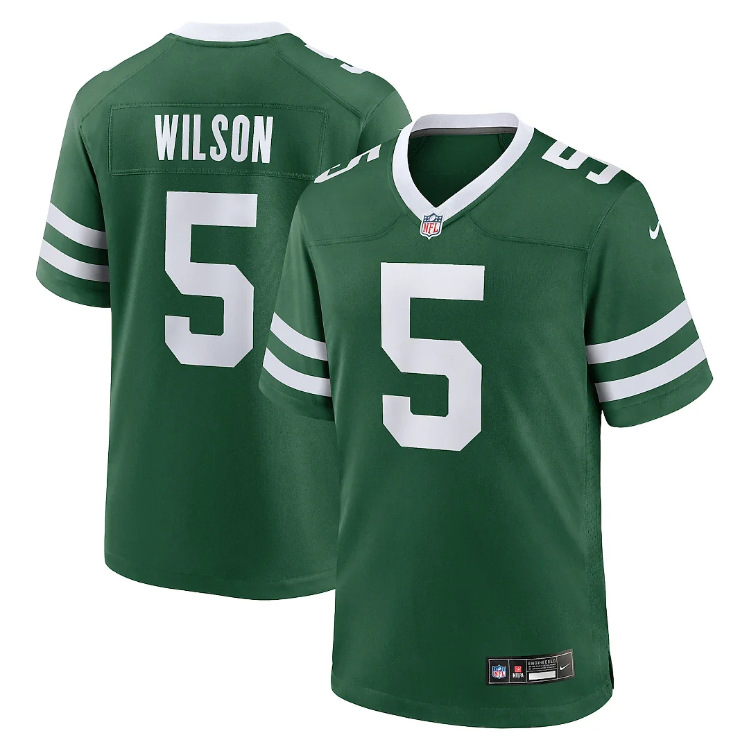 Zennovawear Garrett Wilson New York Jets Game Jersey - Legacy Green