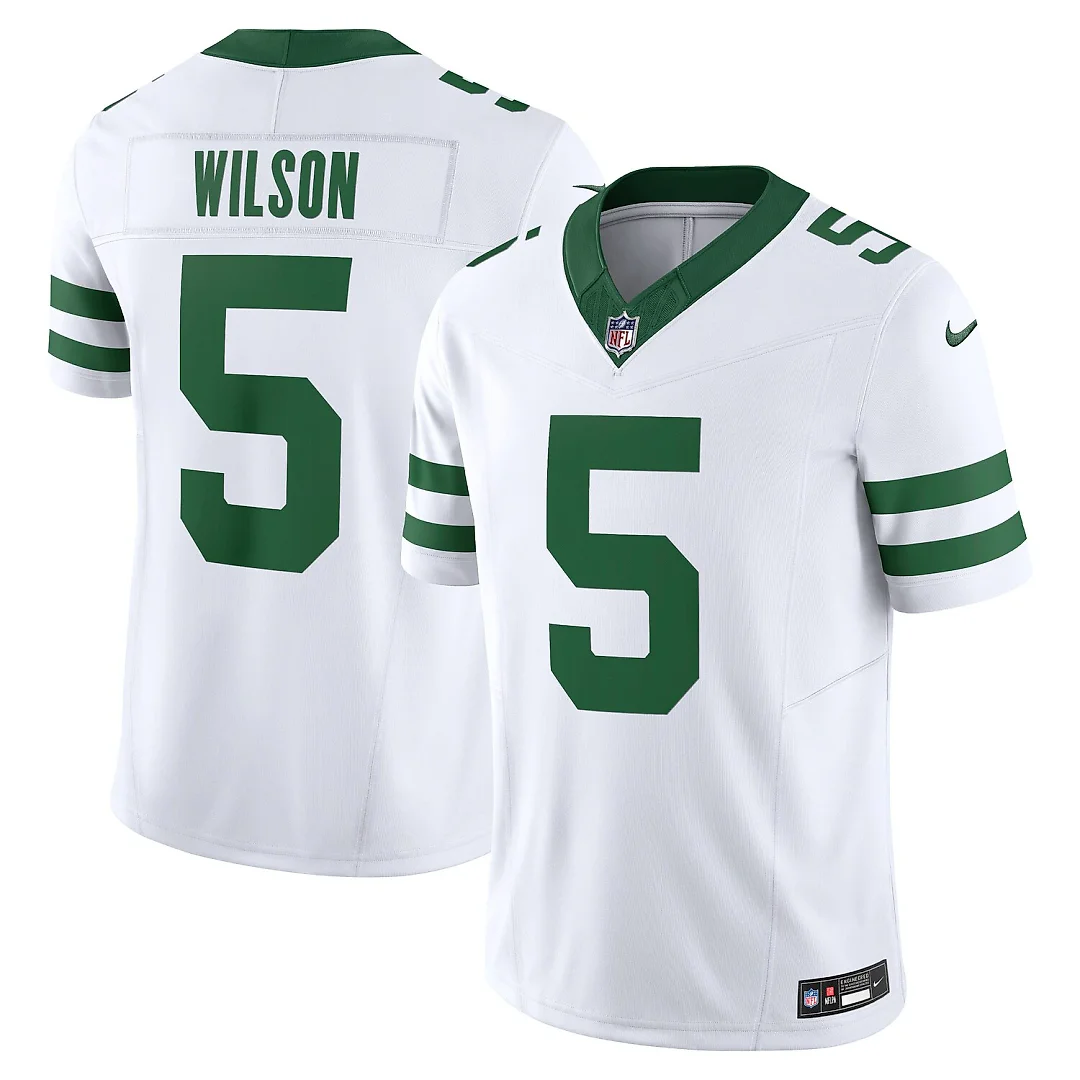 Zennovawear Garrett Wilson New York Jets Vapor FUSE. Limited Jersey - Legacy White