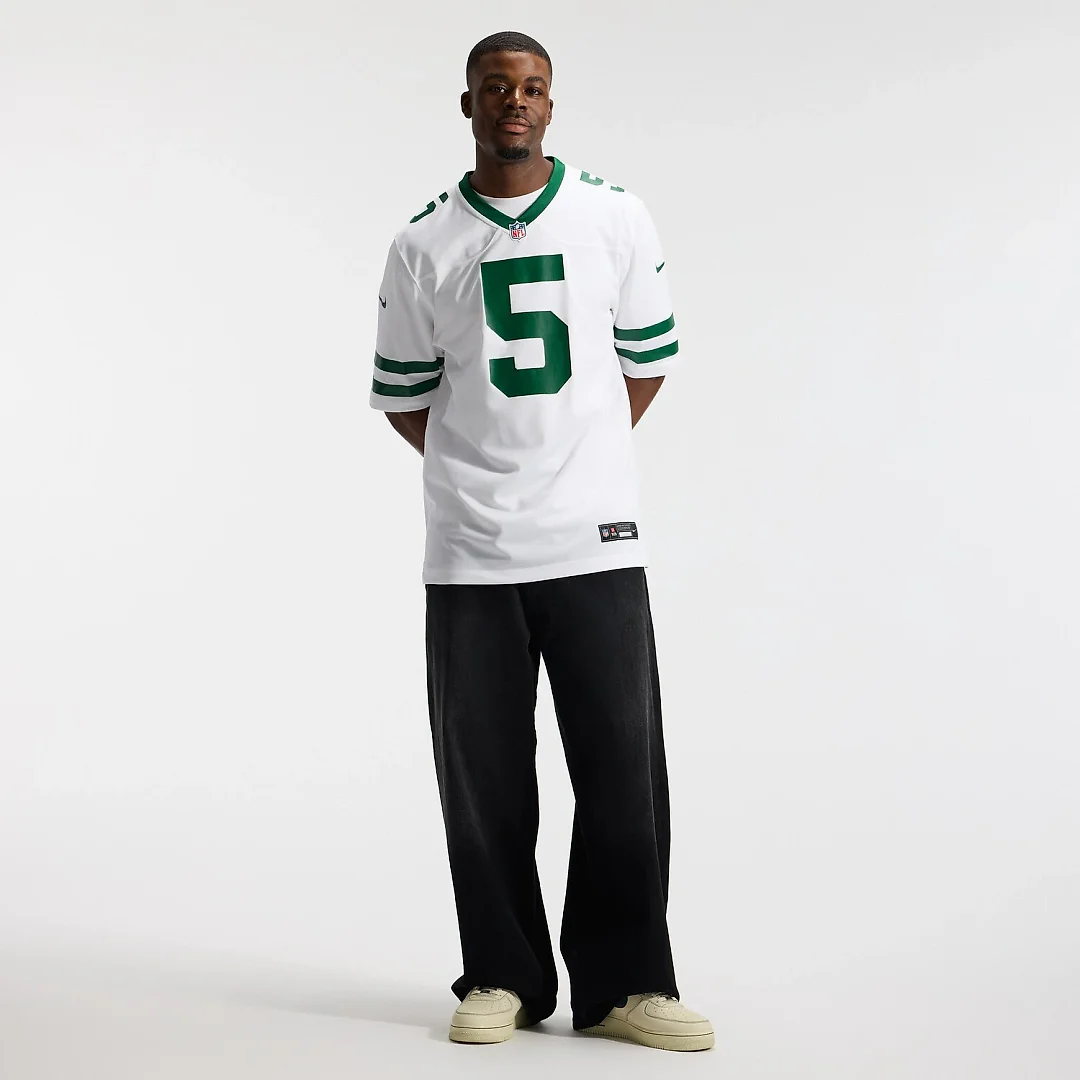 Zennovawear Garrett Wilson New York Jets Game Jersey - Legacy White