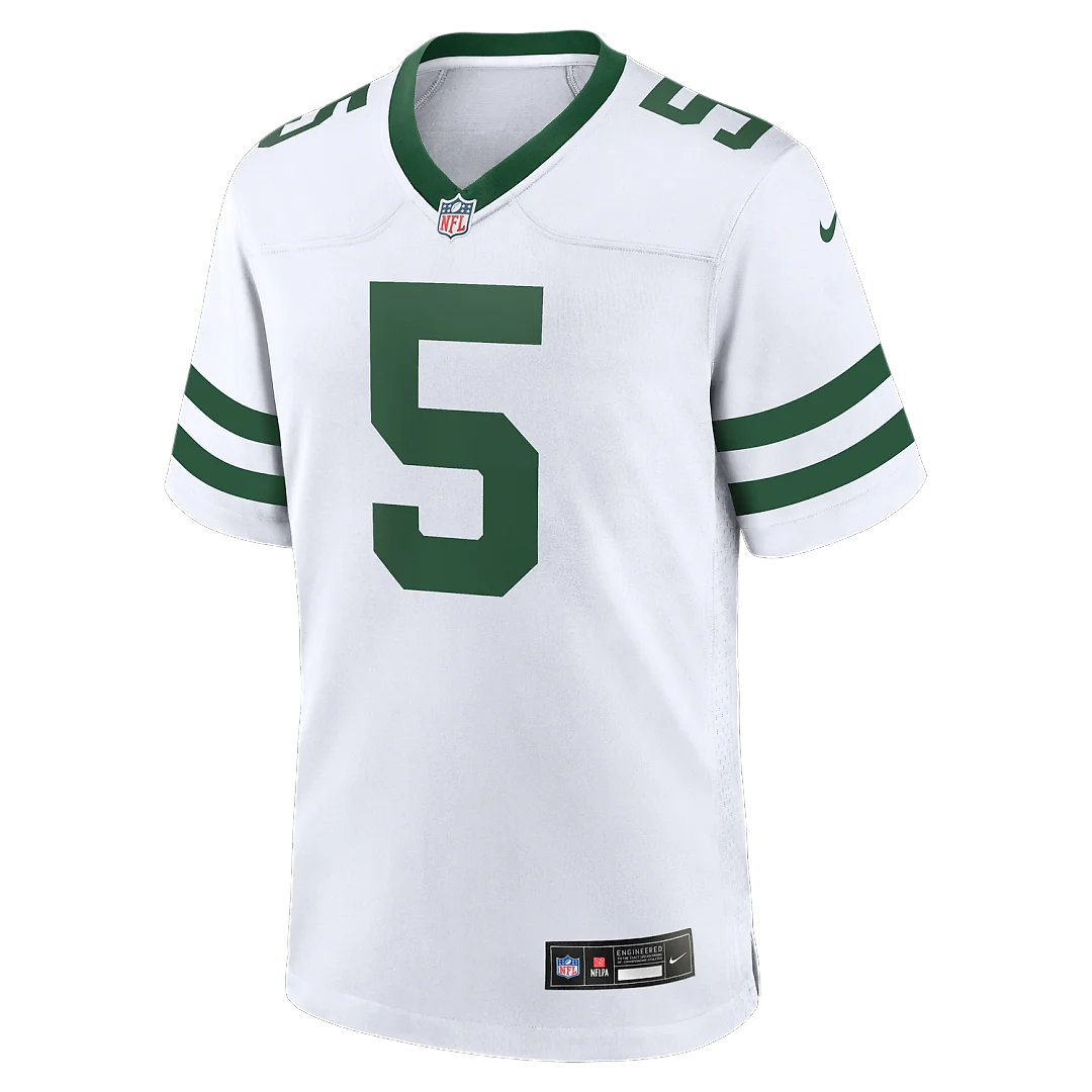 Zennovawear Garrett Wilson New York Jets Game Jersey - Legacy White