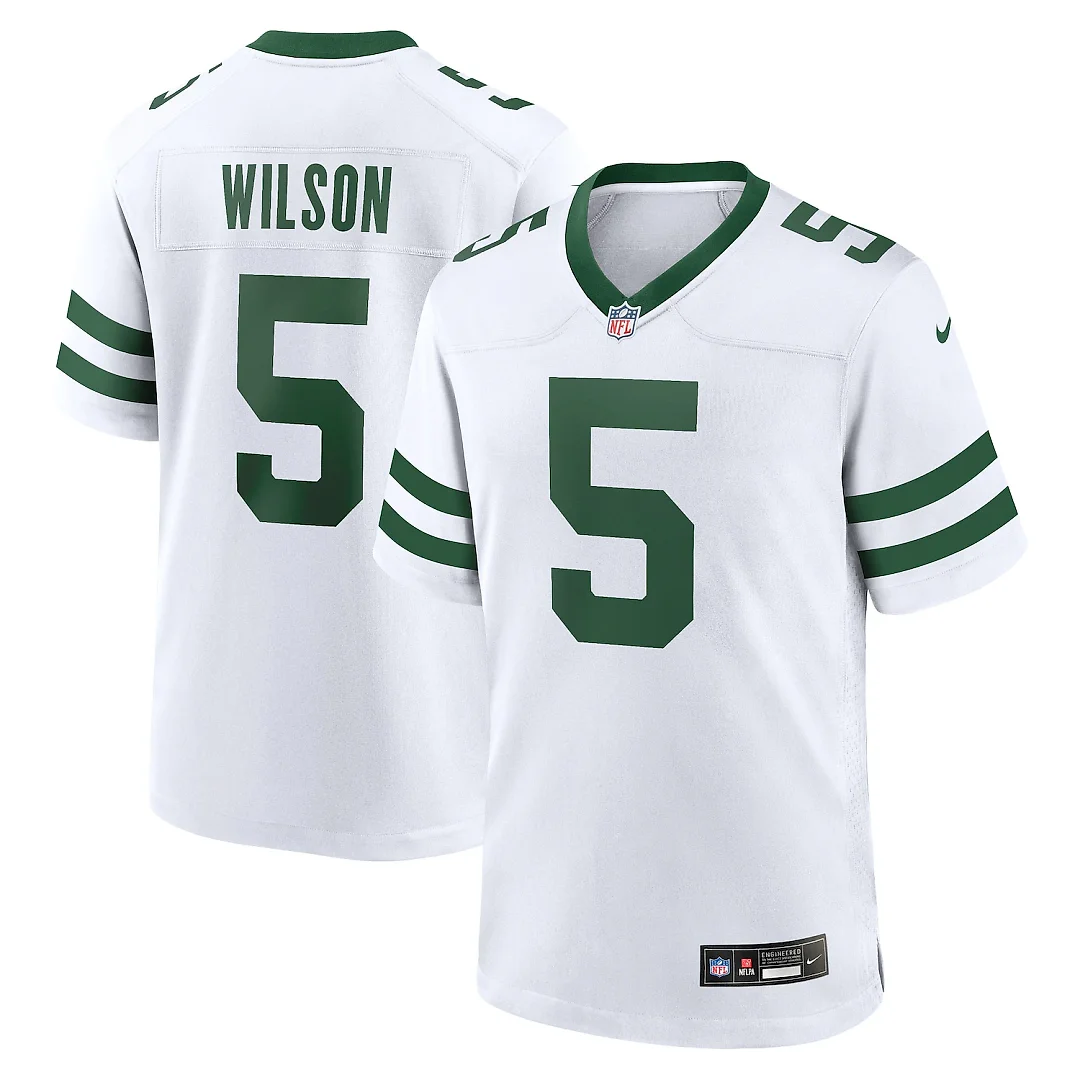 Zennovawear Garrett Wilson New York Jets Game Jersey - Legacy White