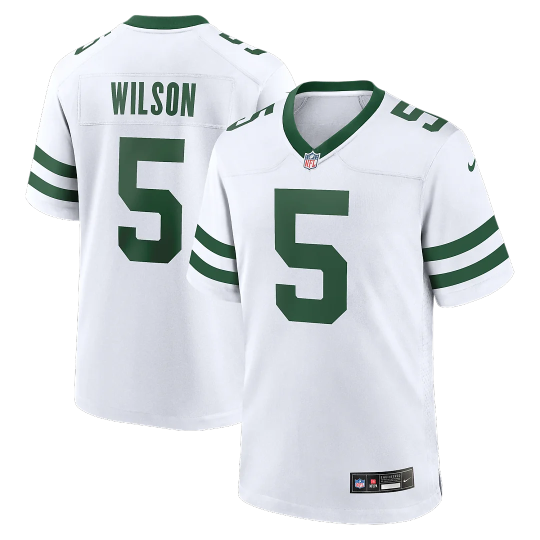 Zennovawear Garrett Wilson New York Jets Game Jersey - Legacy White
