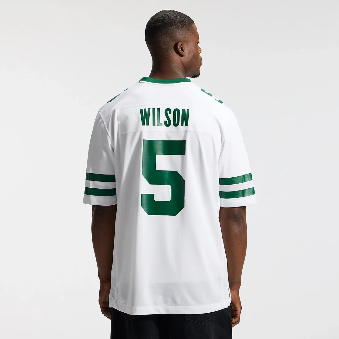 Zennovawear Garrett Wilson New York Jets Game Jersey - Legacy White