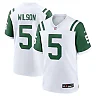 Zennovawear Garrett Wilson New York Jets Classic Alternate Game Jersey - White