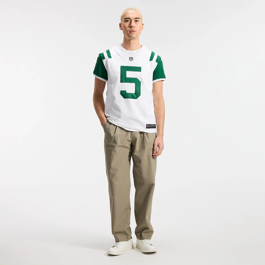 Zennovawear Garrett Wilson New York Jets Classic Alternate Vapor FUSE. Elite Jersey - White