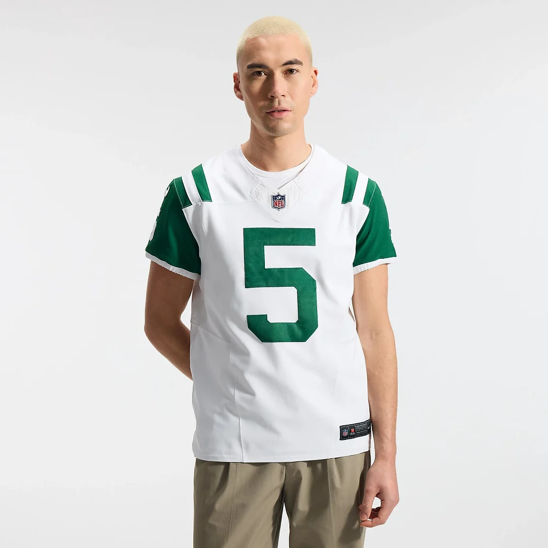 Zennovawear Garrett Wilson New York Jets Classic Alternate Vapor FUSE. Elite Jersey - White