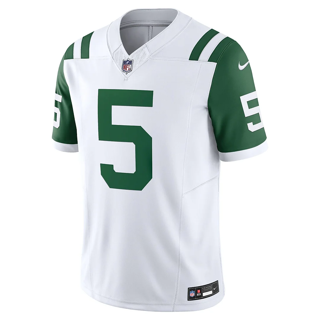 Zennovawear Garrett Wilson New York Jets Classic Alternate Vapor FUSE. Limited Jersey - White