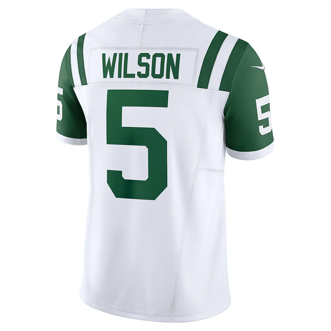 Zennovawear Garrett Wilson New York Jets Classic Alternate Vapor FUSE. Limited Jersey - White