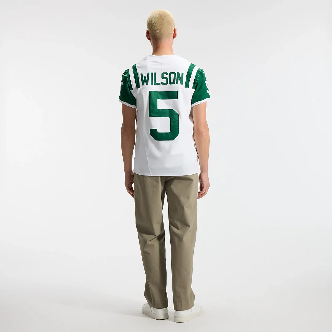 Zennovawear Garrett Wilson New York Jets Classic Alternate Vapor FUSE. Elite Jersey - White