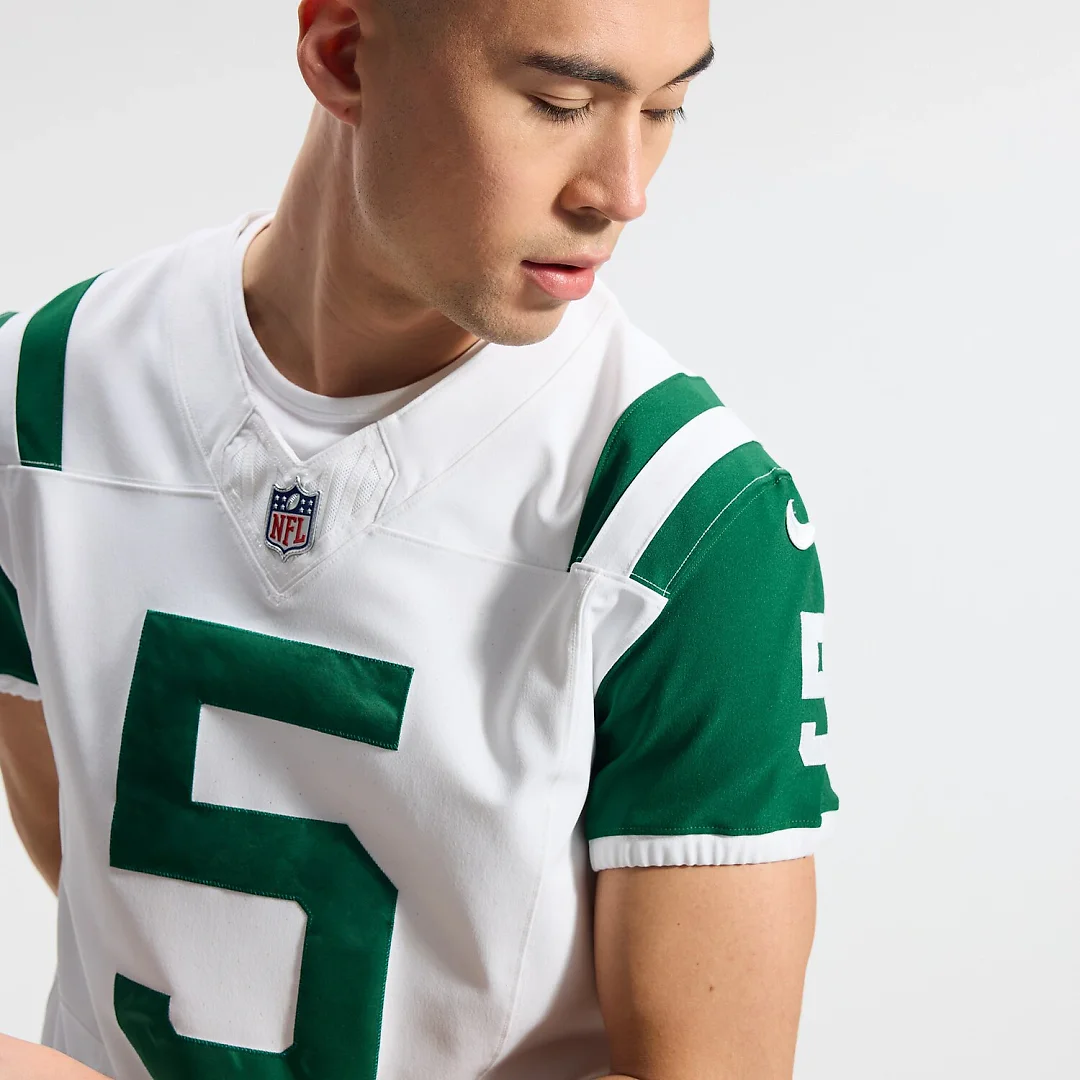Zennovawear Garrett Wilson New York Jets Classic Alternate Vapor FUSE. Elite Jersey - White