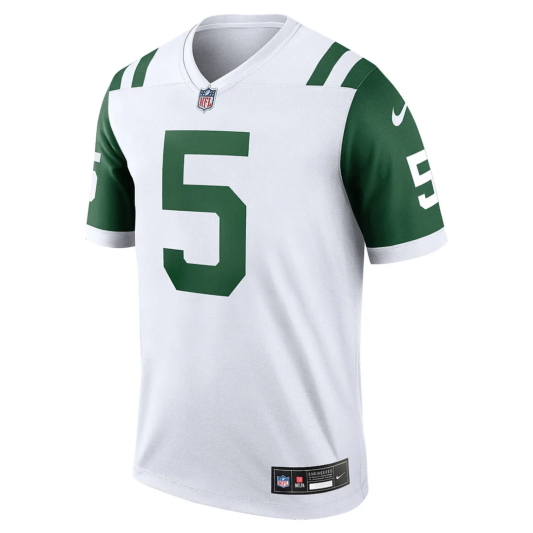 Zennovawear Garrett Wilson New York Jets Legend Player Performance Top - White