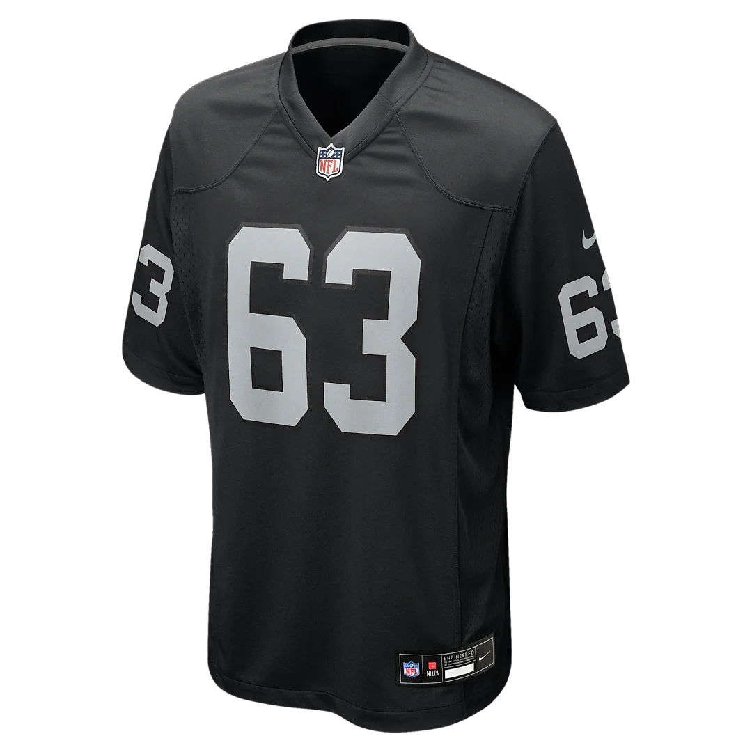 Zennovawear Gene Upshaw Las Vegas Raiders Game Retired Player Jersey - Black