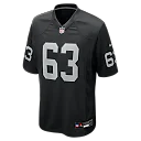 Zennovawear Gene Upshaw Las Vegas Raiders Game Retired Player Jersey - Black