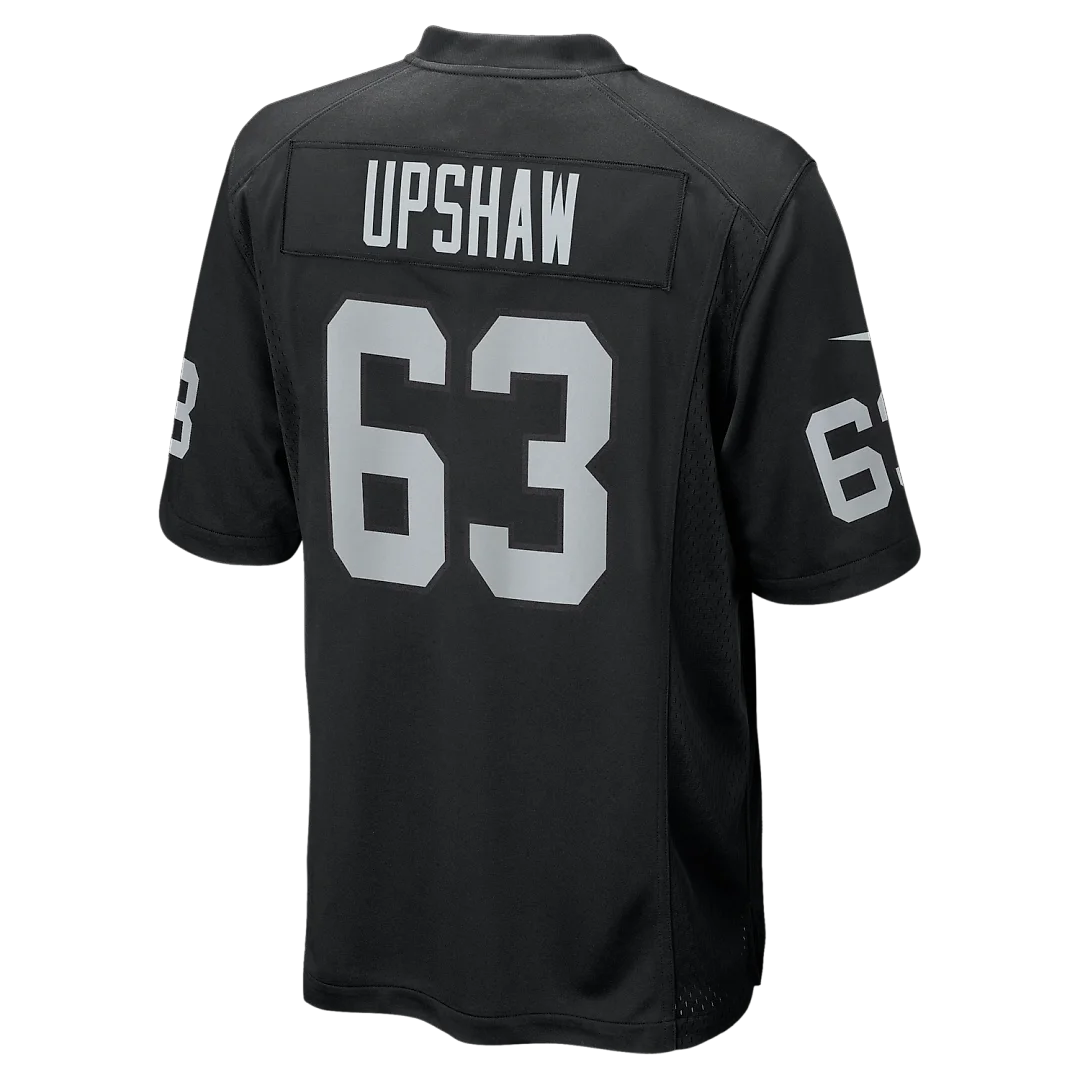 Zennovawear Gene Upshaw Las Vegas Raiders Game Retired Player Jersey - Black