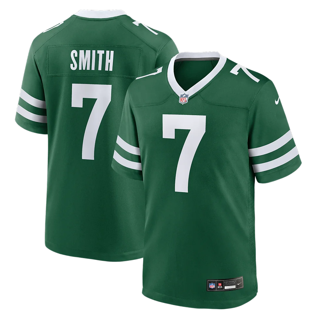 Zennovawear Geno Smith New York Jets Game Jersey - Legacy Green