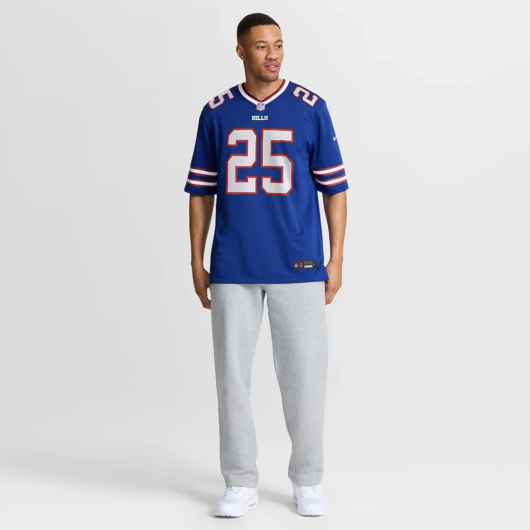 Zennovawear Geno Stone Buffalo Bills Team Game Jersey - Royal
