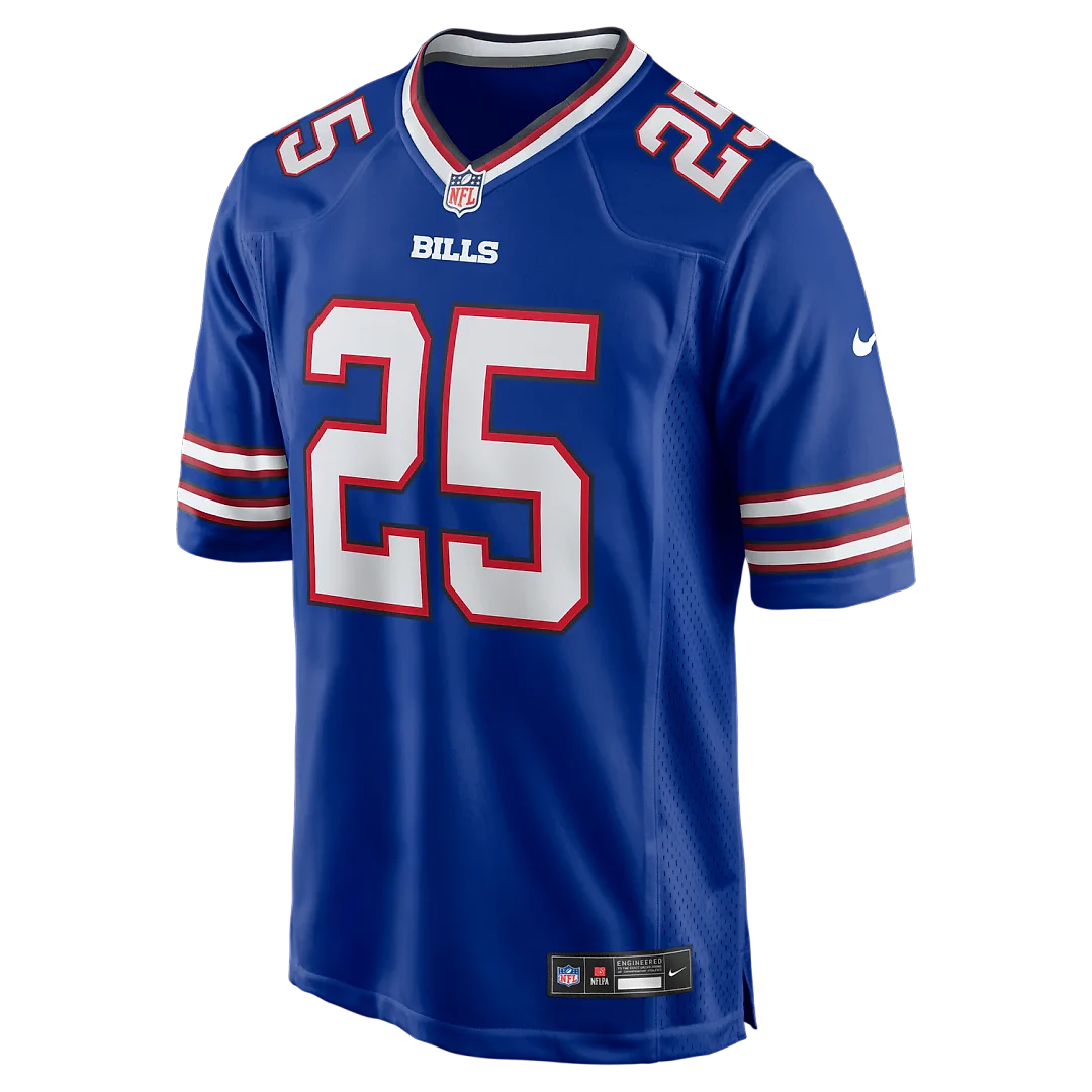Zennovawear Geno Stone Buffalo Bills Team Game Jersey - Royal